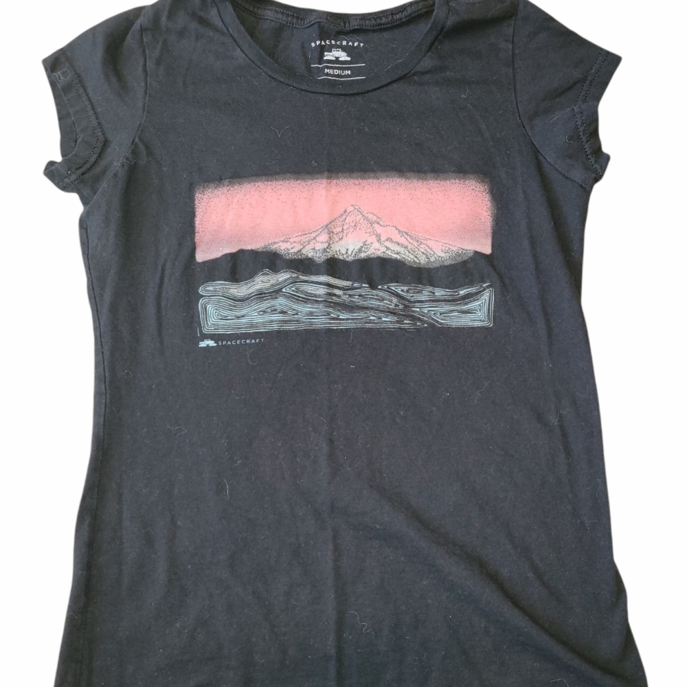 Spacecraft Mountain Range Tee T Shirt sz M
